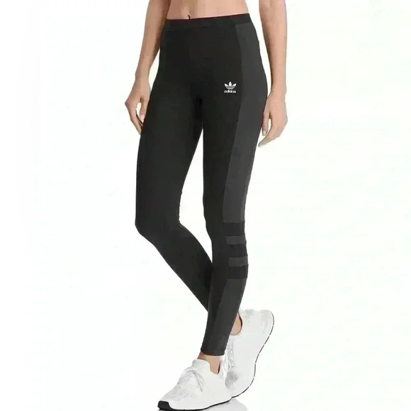 Adidas Color-Block Women's Leggings (157) - Picture 1 of 12
